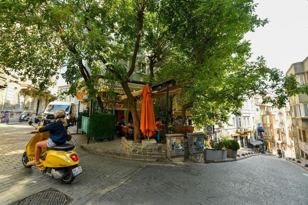 Taksim Private Terrace Close To Antique Store Galata Port Cihangir Stambuł