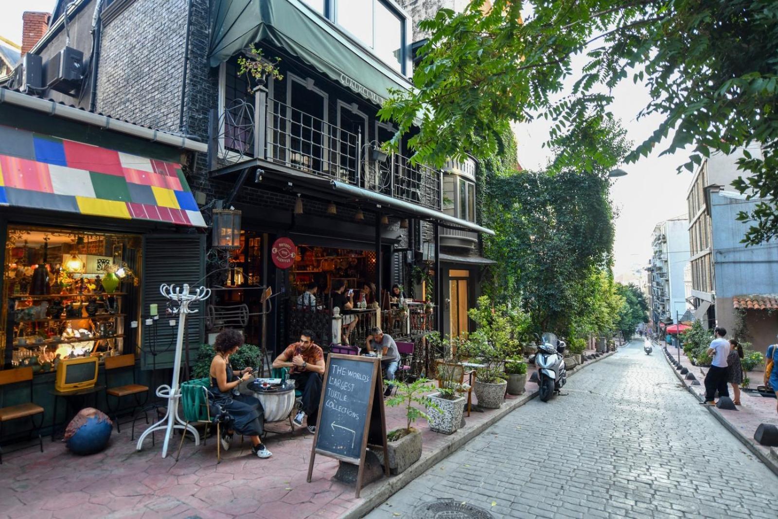 Taksim Private Terrace Close To Antique Store Galata Port Cihangir Daire İstanbul